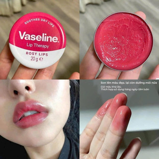 Son dưỡng vaseline rosy lips làm Hồng môi bản UK 20g