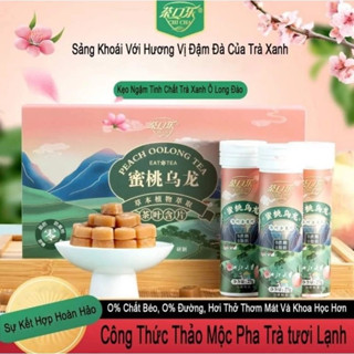 Set 3 lọ kẹo ngậm thơm miệng tinh chất trà xanh ô long