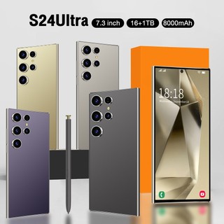 NEW S24 Ultra điện thoại thông minh 7.3 inch 4G/5G giá rẻ 12GB/512GB 7800mAh điện thoại rẻ cho học sinh Hai SIM Với bút