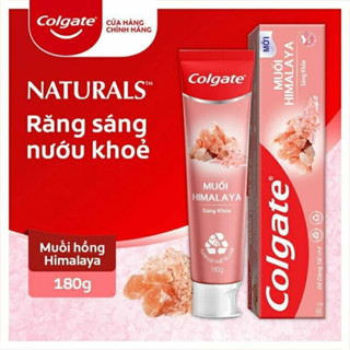 Kem đánh răng Colgate thiên nhiên từ muối hồng Himalaya cho răng sáng khỏe 180g