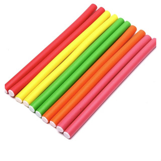  Set 10 Lô Uốn Tóc Xoăn Linh Hoạt Bằng Xốp Mềm  Nhiều cỡ  