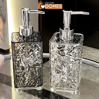 Chai Chiết Dầu Gội Sữa Tắm DOMES Vân Kim Cương Sang Trọng Nhỏ Gọn Có Thể Mang Đi Du Lịch Tiện Lợi