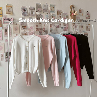 [ ẢNH THẬT ] SMOOTH KNIT CARDIGAN - ÁO CARDIGAN LEN MỎNG THU ĐÔNG TONE MÀU PASTEL GIÁNG SINH KHUY KIM LOẠI