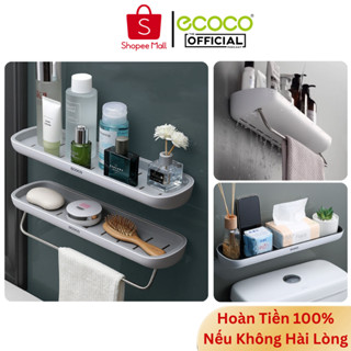 Kệ Để Đồ Đa Năng Dán Tường ECOCO E1923, Giá Đựng Đồ Nhà Tắm Nhà Bếp, Miếng Dán Bản Lớn Chắc Chắn
