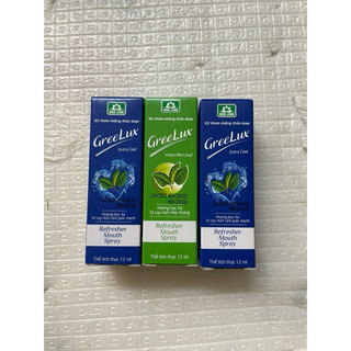 Xịt Thơm Miệng Thảo Dược GREELUX [Chai 12ml] Extra Cool / Fresh Mint Cool [Grelux, greenlux, greelus]