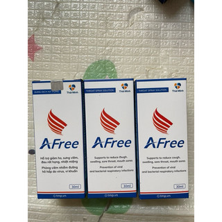 ￼Xịt họng AFree Thái Minh (Chai 30ml) [vfree, afee, vfee, betadine, thảo dược]