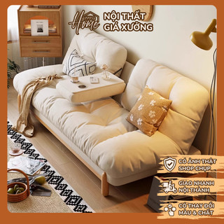  SOFA BED BÁNH BAO - SOFA BED ĐA NĂNG KÈM KHAY ĐỰNG LY PHONG CÁCH HÀN QUỐC - HỖ TRỢ SHIP HCM 