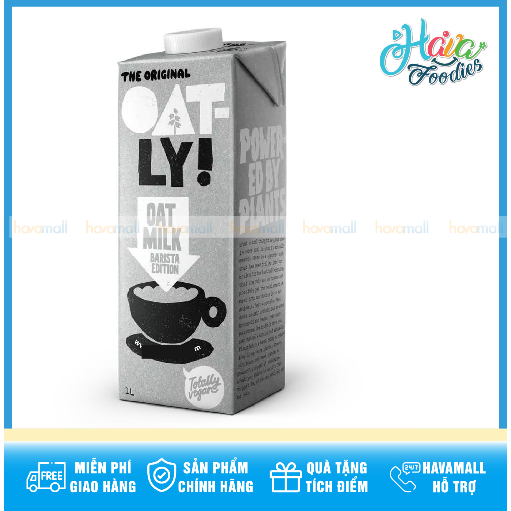 Thức Uống Yến Mạch Oatly Barista Edition 1Lít