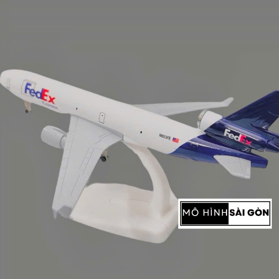Máy Bay Mô Hình "FEDEX EXPRESS MD-11" 20cm Kim Loại Cao Cấp Tỉ Lệ 1:400