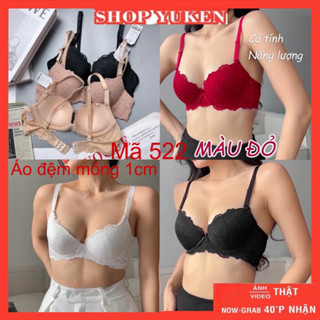 ♥️ Áo Lót Ren Boya ♥️ A522 Áo ngực ren mút mỏng 1cm hàng Boya có gọng siêu êm. Áo Lót ren nữ nâng ngực đệm mỏng