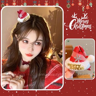  Kẹp tóc noel hình nón dễ thương kẹp tóc ông già noel hình mũ Giáng Sinh đáng yêu nhiều mẫu 