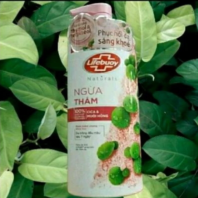 SỮA TẮM DETOX LIFEBUOY MUỐI HỒNG CICA RAU MÁ 800G SẠCH SÂU NGỪA THÂM MỤN VÀ SÁNG DA SAU 7 NGÀY