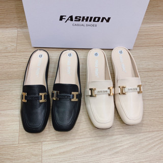  Giày sục nữ đế bệt phối khoá  thời trang không lỗi mốt đế cao su mềm uốn dẻo mã HT28 