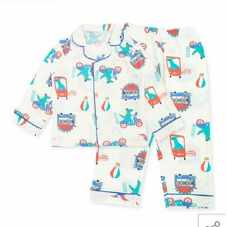 (Sz100) Bộ pyjama thun mỏng xuất Hàn dư, Organic Mom