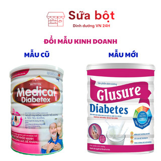  Ẩn Sữa tiểu đường Glusure Diabetes 900g-Sữa cho người tiểu đường tiểu đường thai kỳ mỡ máu 
