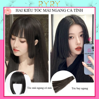  Tóc Giả Mái Ngố Có Kẹp Tự Nhiên Phong Cách Nhật Bản - Phụ Kiện RyRy 