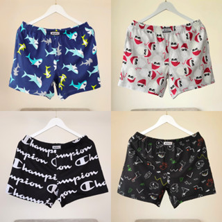 (có túi hai bên) Quần đùi nam nữ xu hướng mới thun cotton vải mịn co dãn mặc nhà hoặc ngủ hay đi chơi thể thao, đi biển