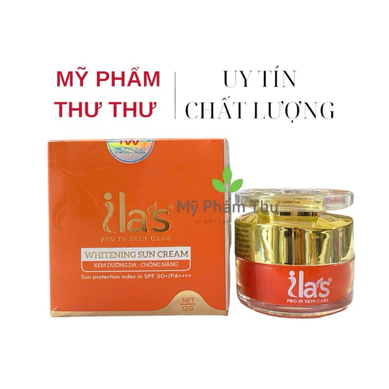 Kem Dưỡng Trắng Da Chống Nắng Ilas