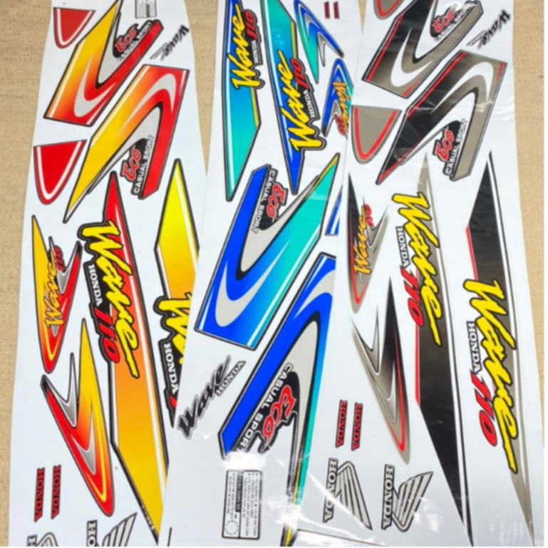 Tem Xe Wave Tem Dán Xe Wave Tem Xe Wave Nhỏ Dán Cho Wave Nhỏ Zx Cực Chuẩn Fom