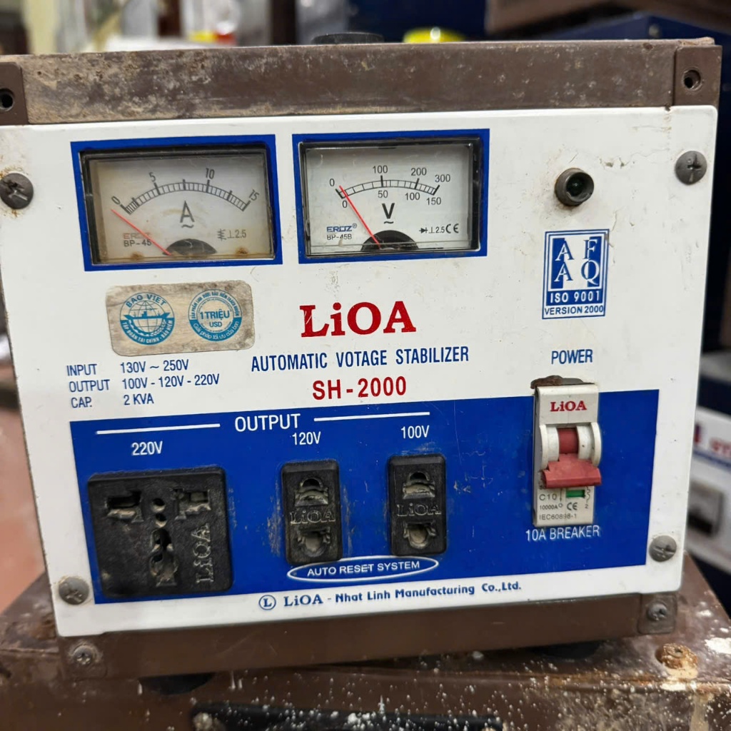 LIOA 2KW DẢI 130-250V HÀNG CŨ