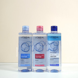 Tẩy trang Loreal 4 Màu - Xanh nhạt - Xanh dầu - Hồng - Tím