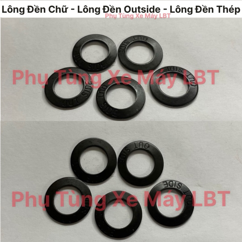 (20 Cái) Long Đền Chữ - Long Đền Outside - Long Đền Mo Chữ - Long Đền Thép Hàng Cao Cấp