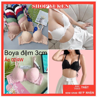 ♥️ Áo Lót Ren ♥️A024 Áo Ngực Ren Boya Mút Dày Vừa 3cm Nâng Ngực Êm Xịn Hàng Việt Nam