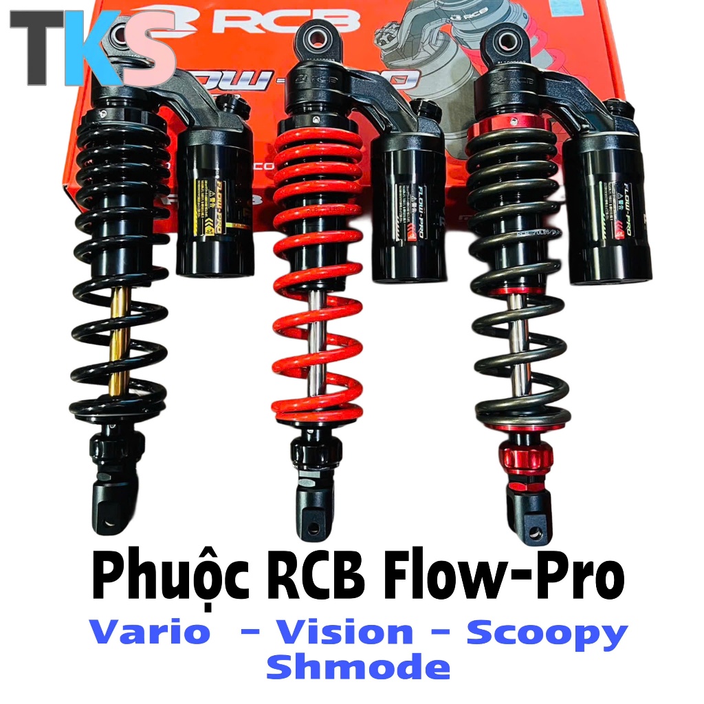 Phuộc RCB Flow-Pro Gắn xe Click, Vario, Vision, Shmode Chính hãng