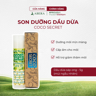  Son Dưỡng Môi Dầu Dừa Abera Cấp Ẩm Dưỡng Ẩm Môi 