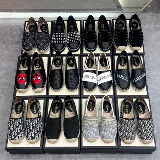 Giày lười nam, giày slip on nam đế cói, slip on nam  Lv, Bản đẹp Fullbox thẻ bill hot