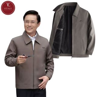 Áo Khoác Nam Trung Niên, Áo Cho Bố Kaki Cao Cấp Sang Trọng Không Nhăn, Không Thấm Nước OB3