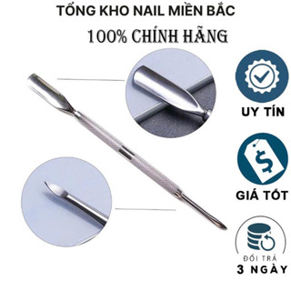 Cây đẩy da chết, cây sủi da inox 2 đầu cao cấp phụ kiện nail Chính Hãng