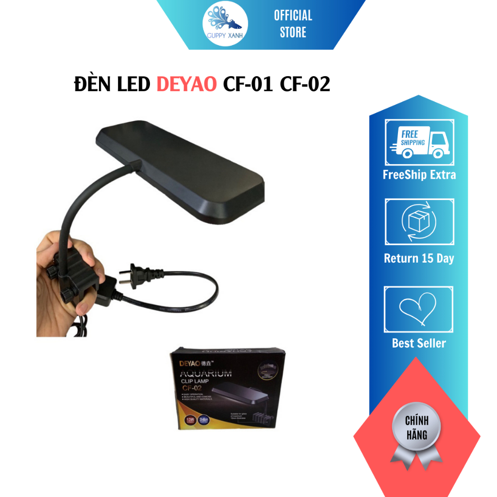 Đèn led CF-02,CF-01 cho bể cá bể thuỷ sinh