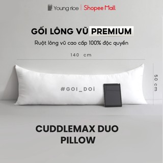 Ruột gối lông vũ nhân tạo dài dành cho cặp đôi YOUNG RICE ruột gối đôi nằm ngủ ôm siêu to microfiber cao cấp