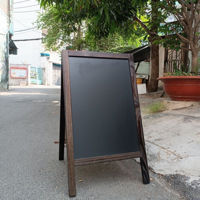bảng menu gỗ cao 1 mét