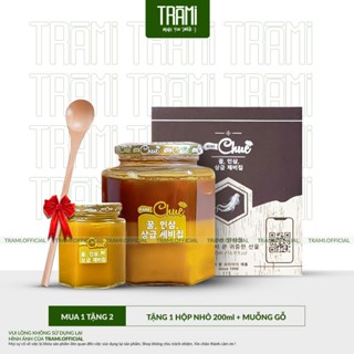 [CHÍNH HÃNG + QUÀ TẶNG] Sâm Nghệ Mật Ong & Saffron Mama Chue 500ml Hàn Quốc.