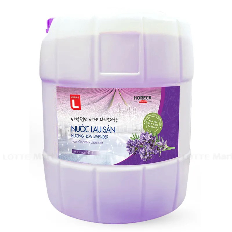Nước Lau Sàn Choice L Hương Lavender Thùng 20L