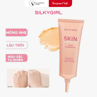 Kem Nền Dạng Lỏng SILKYGIRL Skin Perfect Liquid Foundation Mỏng Nhẹ Che Phủ Tự Nhiên 25ml