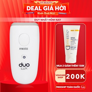 Máy triệt lông mini cầm tay Homedics HH-390 nhà HTBeauty, máy triệt công nghệ IPL, triệt lông toàn thân vĩnh viễn