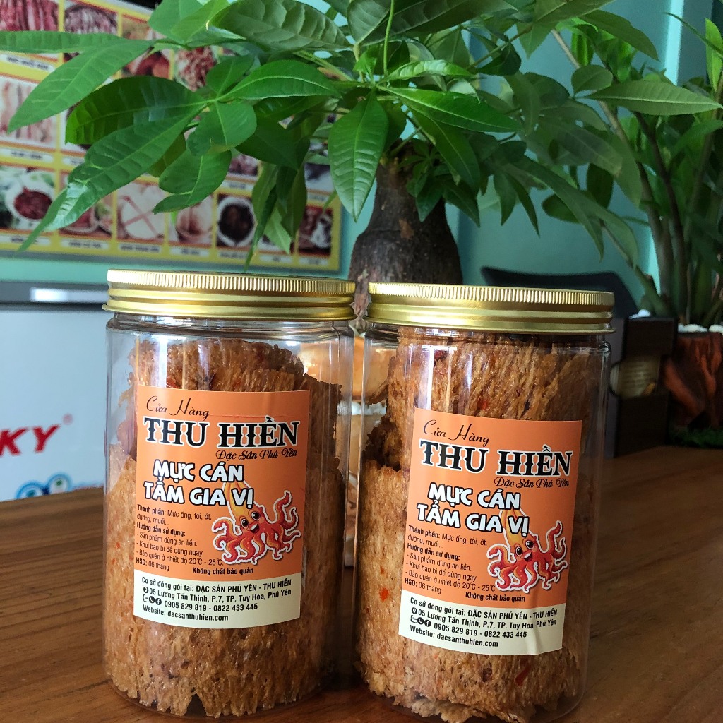 Mực Cán Nguyên Con Tẩm Gia Vị ( 400g/ 2 hộp)