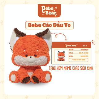 Bebe Cáo Bông Đầu To - Gấu bông hình cáo, gấu bông cáo đáng yêu,gấu bông cute,quà tặng cho người yêu