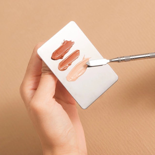 Bộ Khay Và Cây Trộn Kem Nền Bằng Thép Không Gỉ Nhivie