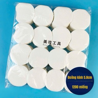  Bông tẩy trang1200 miếng hữu cơ đắp thấm toner đắp mặt Cotton pads 