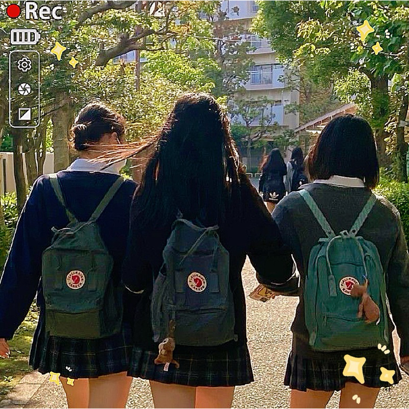 Balo Kanken Unisex Sẵn Ship Hỏa Tốc (Custom Tên + Tặng Nơ)