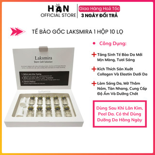  Serum Tế Bào Gốc Laskmira Stem Cell Solution | Serum Tinh Chất Phục Hồi Da Giúp Trắng Sáng Căng Bóng Mịn Màng 