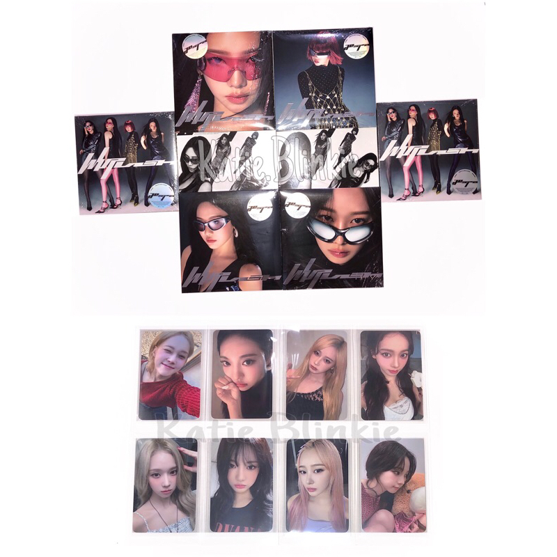 [Sẵn] Album/card bo góc POB Pre Order Benefits aespa Chính Hãng Official Whiplash Karina Winter Gise