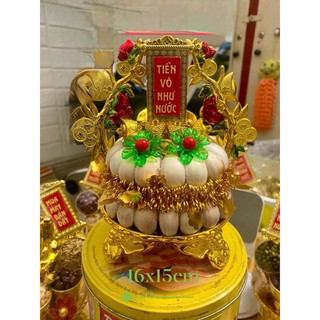 Tháp tỏi chiêu tài liễng đỏ