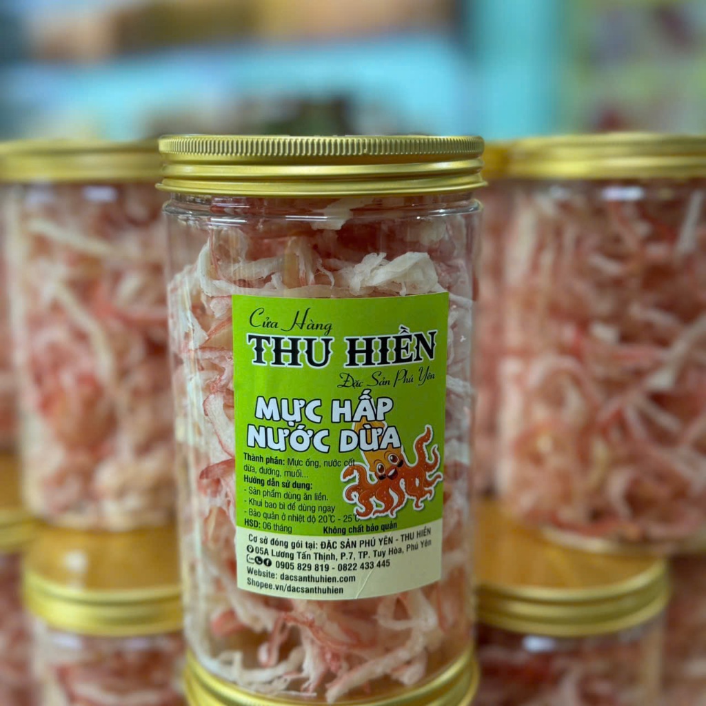 Mực Hấp Nước Dừa Phú Yên (Kg / 5 hộp)