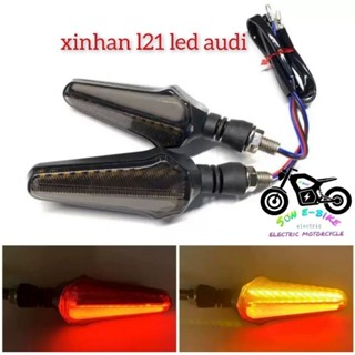 xi nhan l21 led audi,xi nhan lưỡi kiếm lắp cho các dòng xe điện xe máy sử dụng (điện áp 12 vold) giá 1 đôi.
