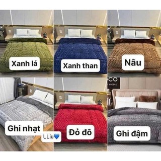 Chăn Lông Thỏ 4Kg, mẫu chăn lông thỏ co co cao cấp, nói không với hàng nhẹ cân